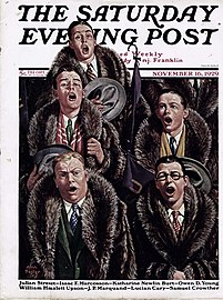 Titelseite der Saturday Evening Post (USA, 1929)