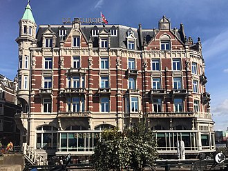 The hotel from Muntplein The luxury hotel De L'Europe Amsterdam.jpg