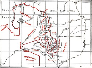 Malawian ethnic groups at the end of the 19th century The natives of British Central Africa (1906) (14780571234), white background.jpg