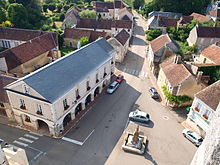 Town hall viewed from the church tower Thury-FR-89-place-01.jpg