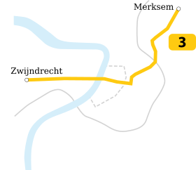 Voir la carte de la ligne.