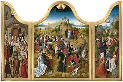 anonymous: Triptych with the miracles of Christ