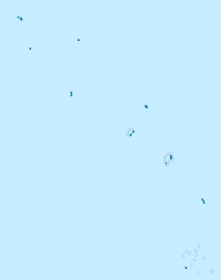 Asia på en karta över Tuvalu