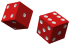 Two red dice 01.svg