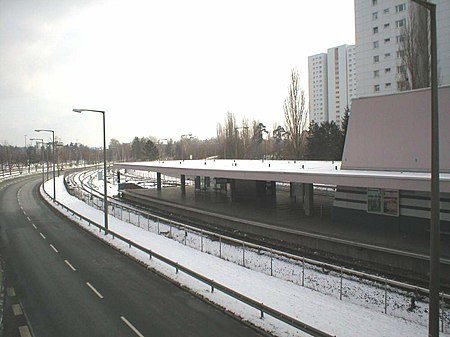 U Bahn Nuernberg Messe Autobahn