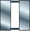 two silver vertical bars