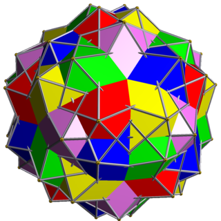 Compound of five icosahedra Polyhedral compound