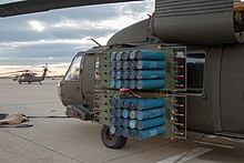 UH-60 Blackhawk with M136 Volcano mine dispensing system UH-60 Blackhawk with Volcano mine system.jpg