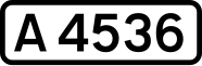 A4536 Schild