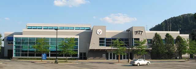 The Pittsburgh Panthers and Steelers team building at the UPMC Rooney Sports Complex