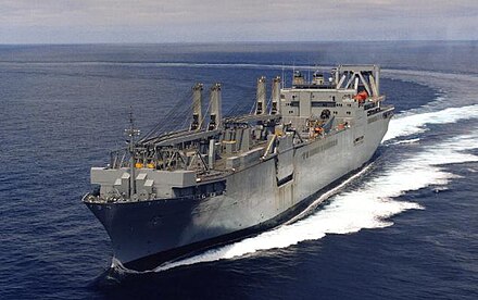 Бетонные корабли. USNS Shughart (t-AKR-295). USNS Gordon t-AKR-296. Военно транспортный корабль.