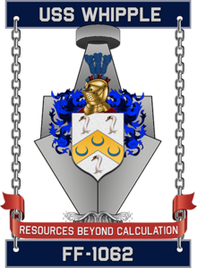 Ships Crest USS Whipple - FFG 1062 SM.png