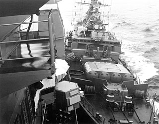<span class="mw-page-title-main">1988 Black Sea bumping incident</span> 1988 Cold War conflict in which a Soviet frigate rammed a U.S. cruiser in the Black Sea