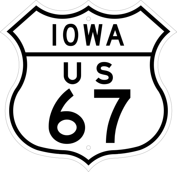 File:US 67 Iowa 1948.svg