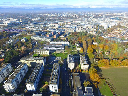 Uni Batelle aerial