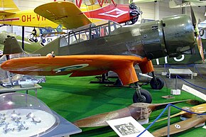 フィンランド、航空博物館のピリ II （PY-27号機）