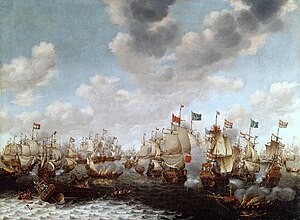 Pieter Cornelius van Soestin taulu Neljän päivän taistelu