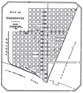 Vancouver map, 1888