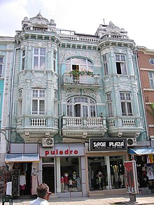 Art Nouveau mansion on Prince Boris I Boulevard