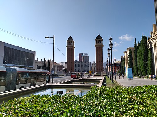 Venetian Towers in Barcelona