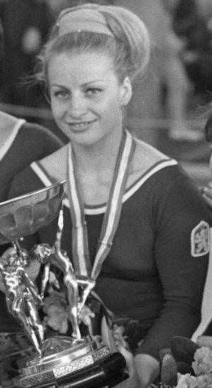 Vera Caslavska (1942-2016) in 1967 Vera Caslavska.JPG