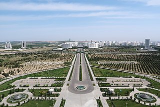 <span class="mw-page-title-main">Bitarap Turkmenistan Avenue</span> Main avenue and one of the largest arteries of Ashgabat