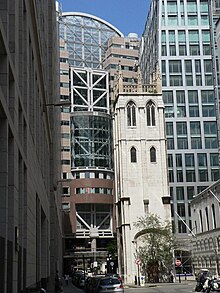 Tower of St Alban, Wood Street View up Wood Street.jpg