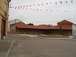 A Plaza Mayor de Villoria de Órbigo