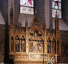 The Gothic revival altarpiece Visby Sankta Maria Altar 04.jpg