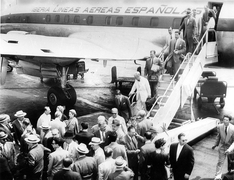 File:Vuelo inaugural de Iberia Madrid- Nueva York (1954).jpg