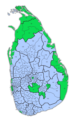 Wahlkreiskarte Praesidentschaft Sri Lanka 2010.svg 