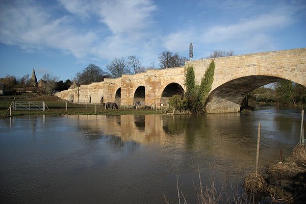 Wansford Bridge and the River Nene