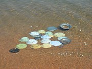 Washing dishes in Lake Malawi