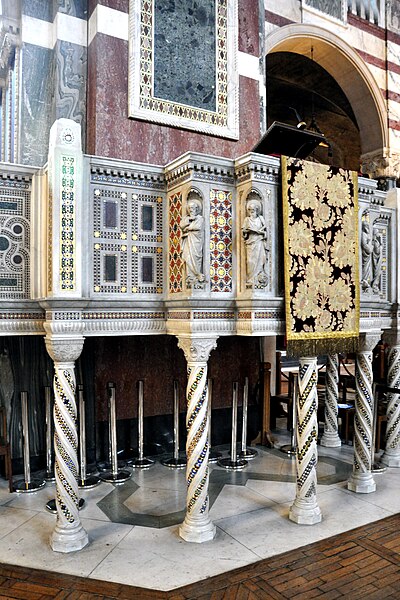 File:Westminster Cathedral pulpit 001.jpg