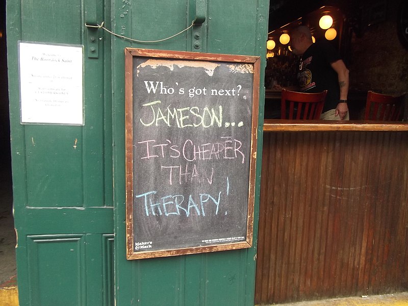 File:Whiskey is Cheaper than Therapy.jpg