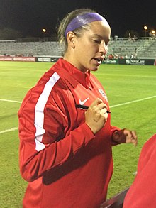 Whitney Church Washington Spirit после матча 2017-09-23.jpg 