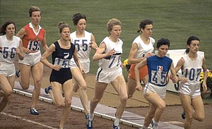 Women 800 m final 1964 Olympics 1964b.jpg