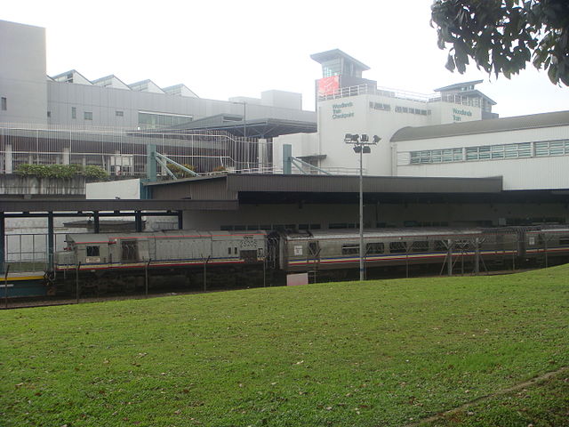A KTM Intercity train at Woodlands Train Checkpoint