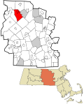 Worcester County Massachusetts incorporated and unincorporated areas Templeton highlighted.svg