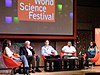 New York City high school students interviewing Leon Lederman at the 2008 World Science Festival