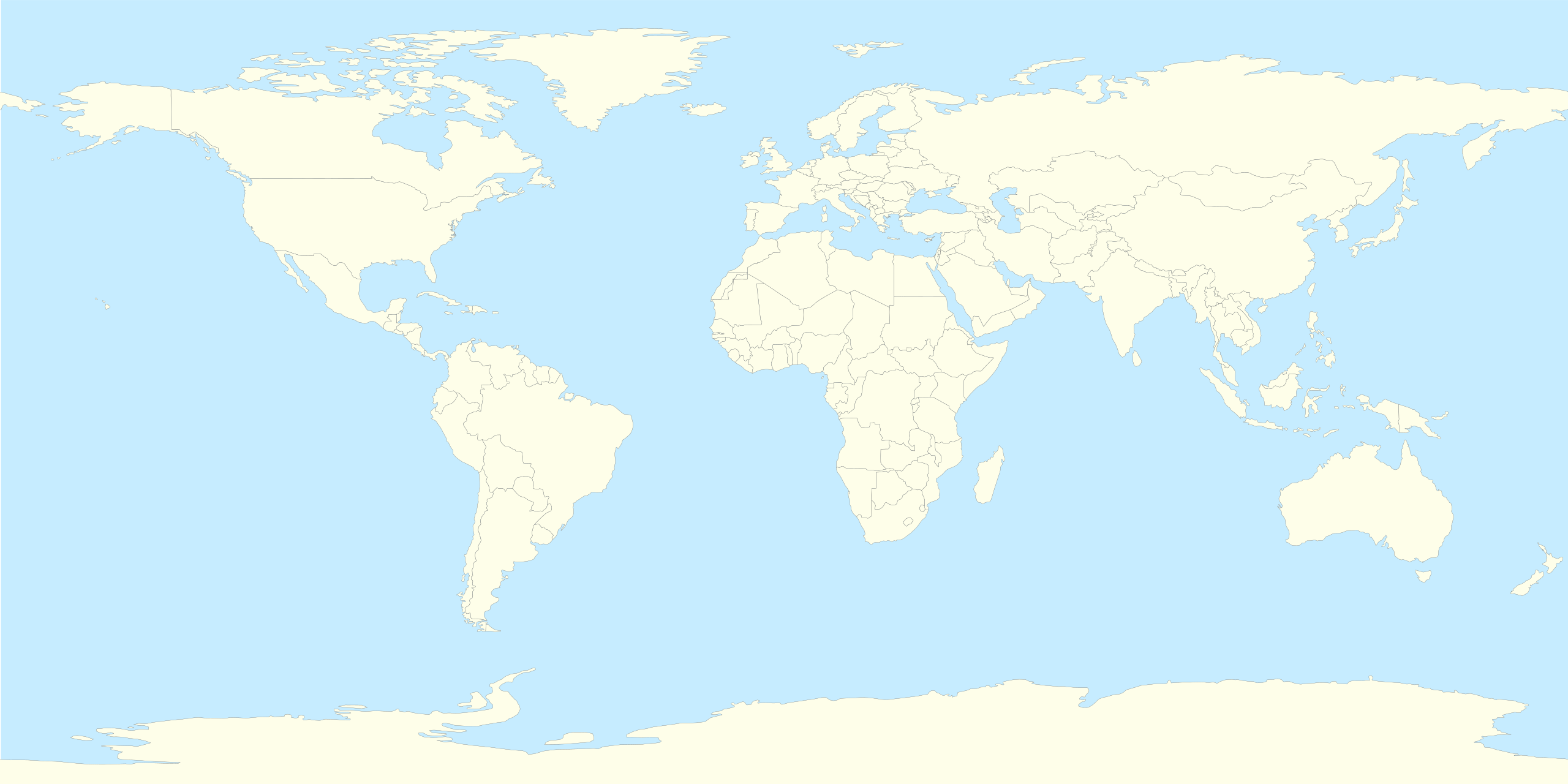 File:World map blank without borders.svg - Wikimedia Commons