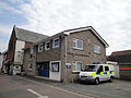Yarmouth Police Station, Yarmouth, Isle of Wight, seen in September 2011. It has since been closed as a result of police funding cuts by the government.