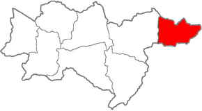 Poziția localității Ținutul Slavianoserbsk
