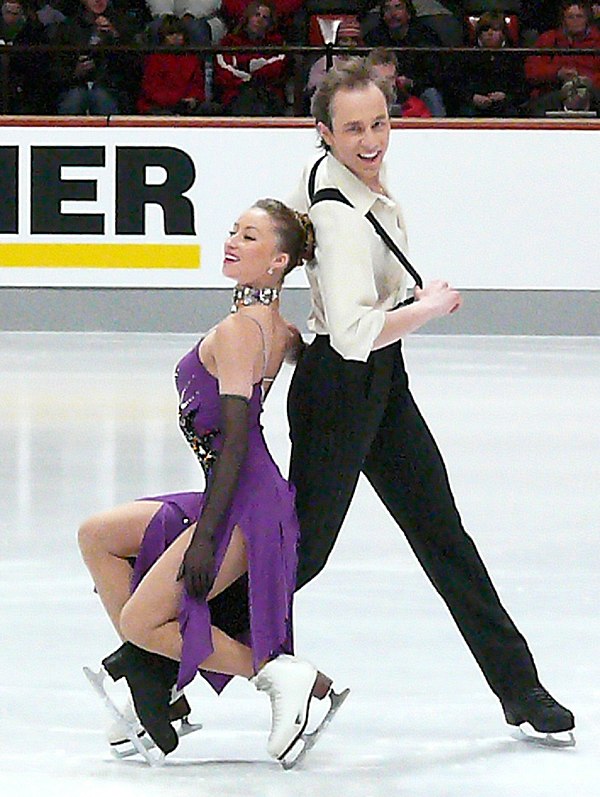 Zhiganshina/Gazsi during the free dance at the 2007 German Championships