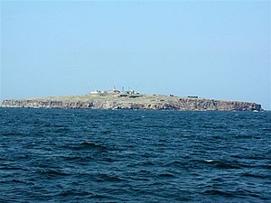 The Snake Island from the west