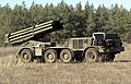 BM-27 Oragan raketlançilo