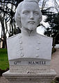 Goffredo Mameli (5 seténbre 1827-6 lûggio 1849), màrmo, 1926 (Gianicolo - Rómma)