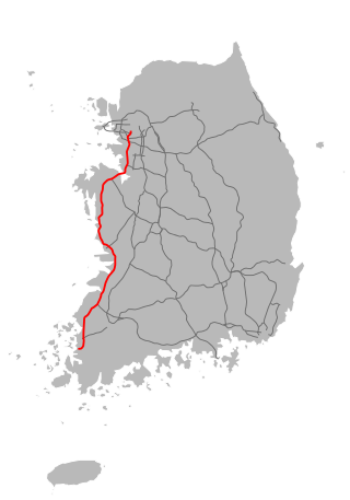 <span class="mw-page-title-main">Seohaean Expressway</span> Road in South Korea