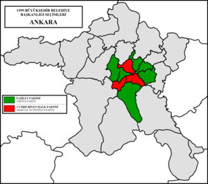 Ankara'da 1999 Türkiye Yerel Seçimleri