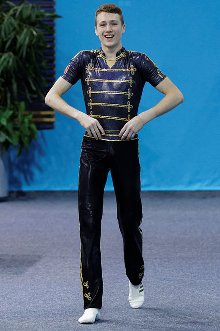 2014 Acrobatic Gymnastics World Championships - Men's pair - Qualifications - Belgium 04.jpg